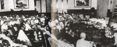 1960��8��22�գ��й������쵼�˽Ӽ��������ɲμӡ����ɻᡱ�Ĵ���������������������̸���Ҷ������桢����塢�����桢�ܶ�������¡�